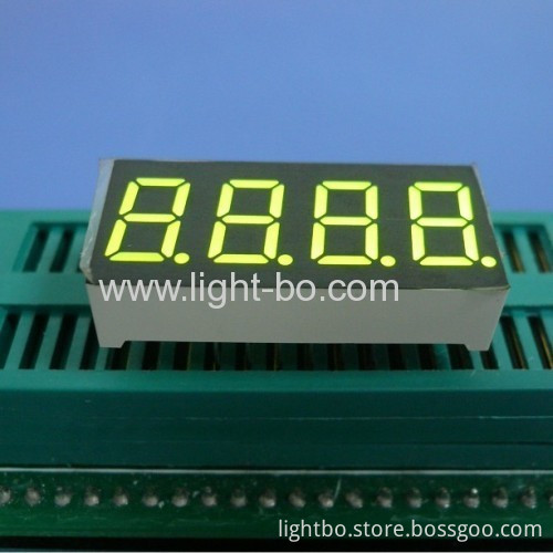 Super Red Cathode 4-digit 0.36" 7-segment Led Display For Temperature Indicator 